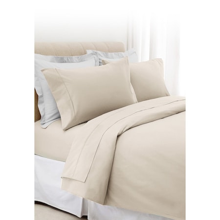 Elle 1000 Thread-Count Luxury 4-PC Sheet Set, Ivory, Queen EL650207